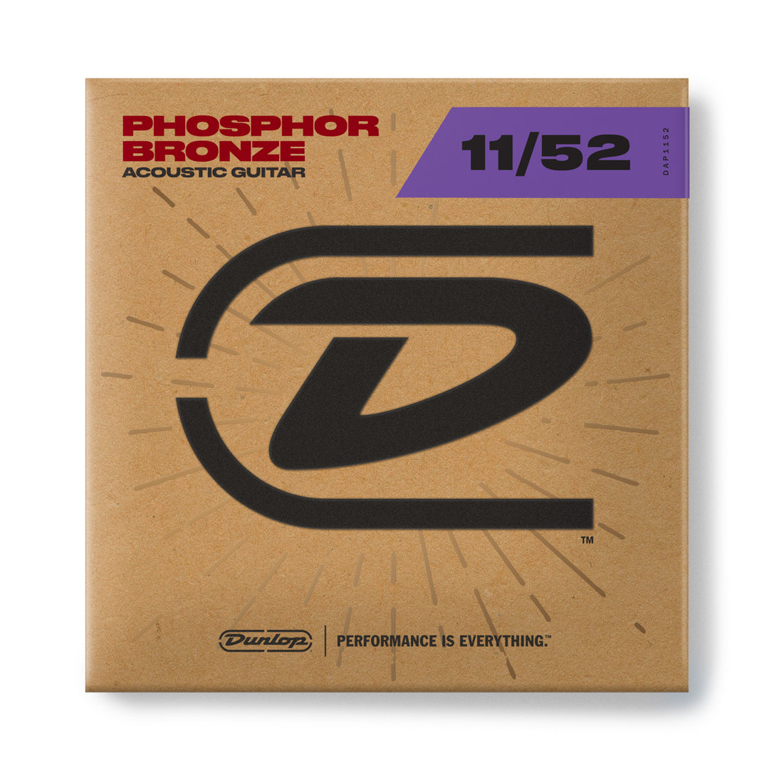 Dunlop DAP1152 Acous.PhosphorBronze ML DAP150 6 string set 11-52