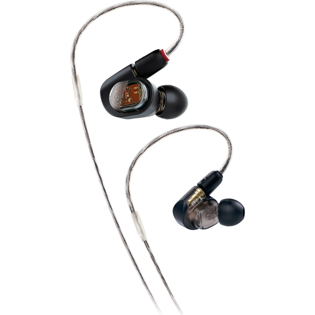 Audio-Technica ATH-E70 In-Ear Monitor Headphones w/ Flexible Memory Cable