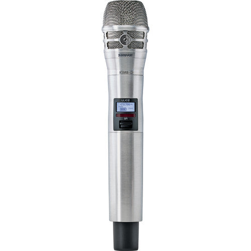 Shure ULXD2/K8N-H50 Digital Handheld Wireless Microphone Transmitter with KSM8 Capsule (H50: 534 to 598 MHz)