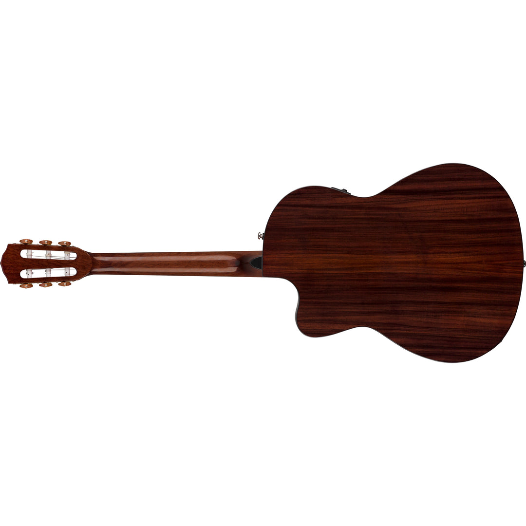 Fender CN-140SCE Nylon Thinline, Walnut Fingerboard Classical Guitar w/ Case - Natural