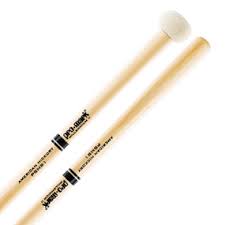 Promark PSMB2 -Promark Performer Series Medium Small Hard Felt Marching Bass Drum Mallets