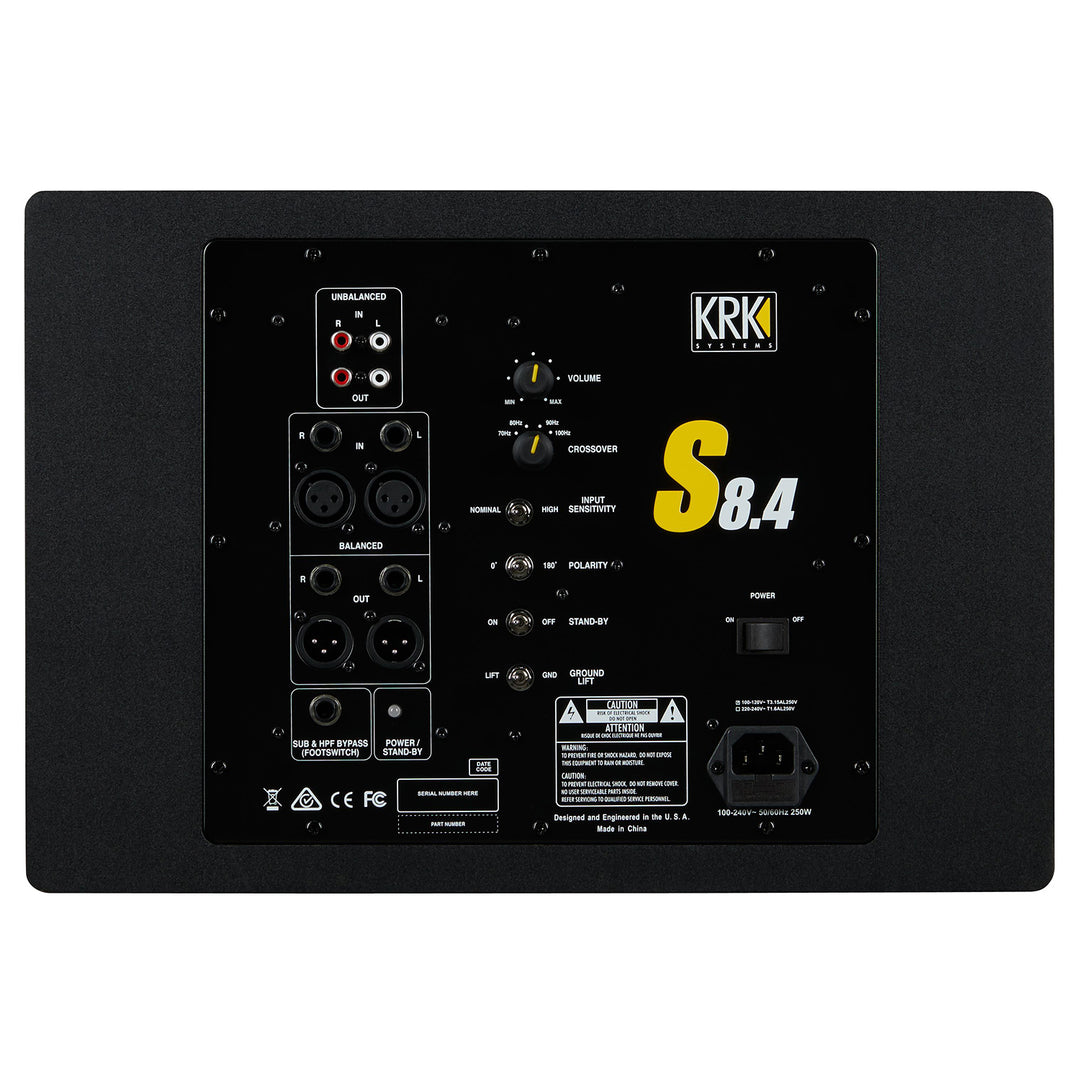 KRK 8" STUDIO SUBWOOFER