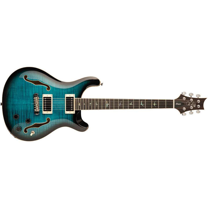 PRS SE Hollowbody II Piezo Electric Guitar (Peacock Blue Burst)