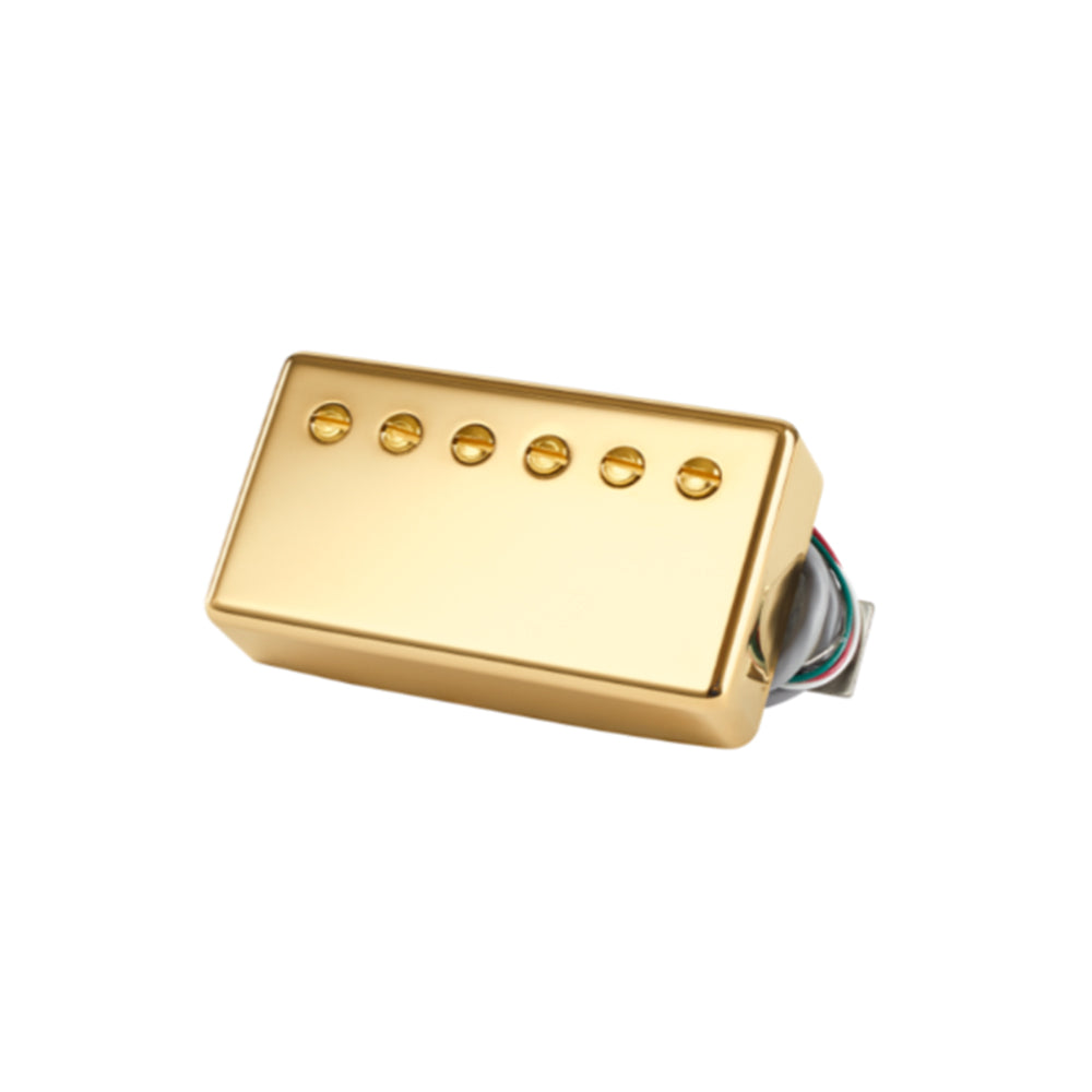 Gibson 490R - "Modern Classic" Pickup (Rhythm, Double Black, Gold cover, 4-conductor, Potted, Alnico II, 8.5k ohms)