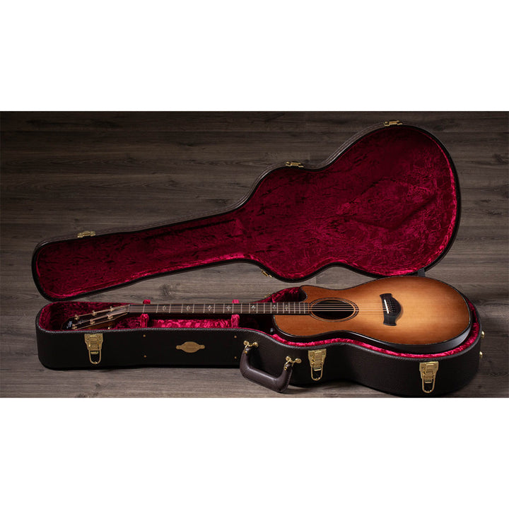 Taylor Guitars Builder's Edition 912ce WHB, Indian Rosewood Back and Sides, West African Crelicam Ebony Fretboard, Expression System ® 2 Electronics, Beveled Cutaway with Taylor Deluxe Hardshell Brown Case
