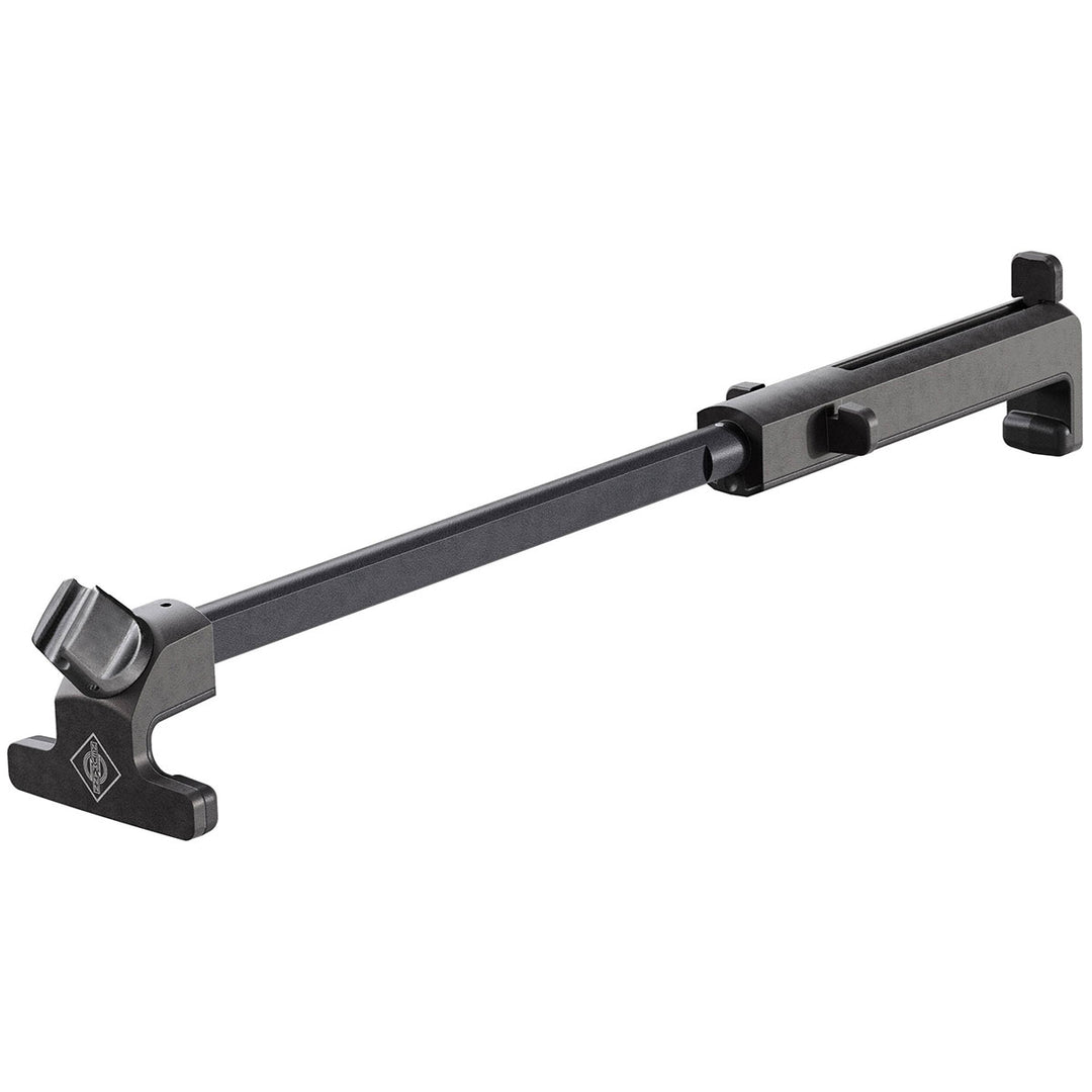 Neumann MC 4 Clip to mount the MCM gooseneck on the rib of a double bass, comes with reduction piece. Includes (1) MC 4.
