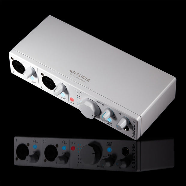 Arturia MiniFuse 2 Portable 2-Channel USB Audio Interface - White