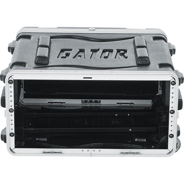 Gator GRR4L 4U Polyethylene, 19'' Roller Rack With Wheels, Pull-Out Handle
