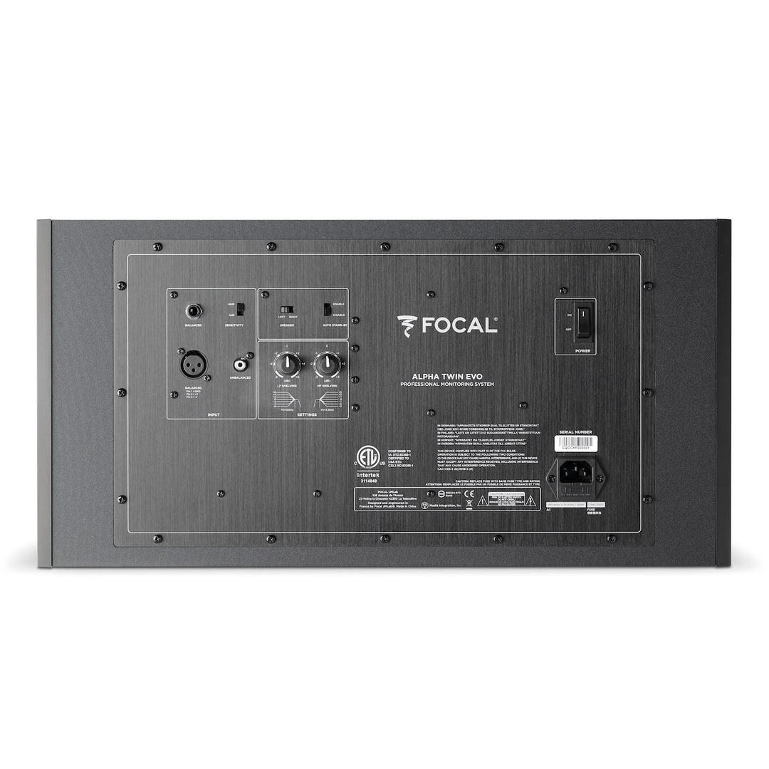 Focal Alpha Twin Black Evo Studio Reference Monitor