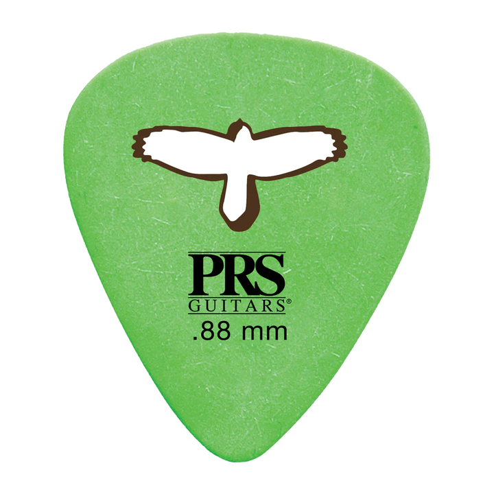 PRS Guitar Picks Delrin Punch Picks Green (72-Pack) - 0.88mm