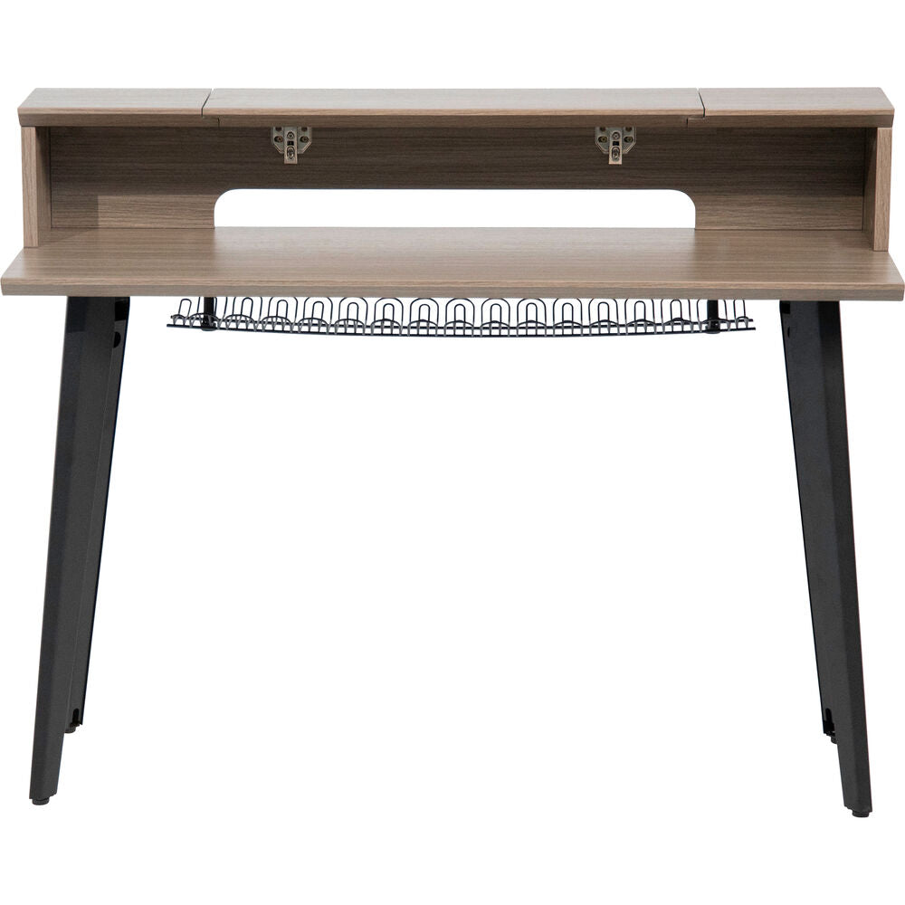 Gator Elite Furniture Series 61-Note Keyboard Table - Driftwood Gray