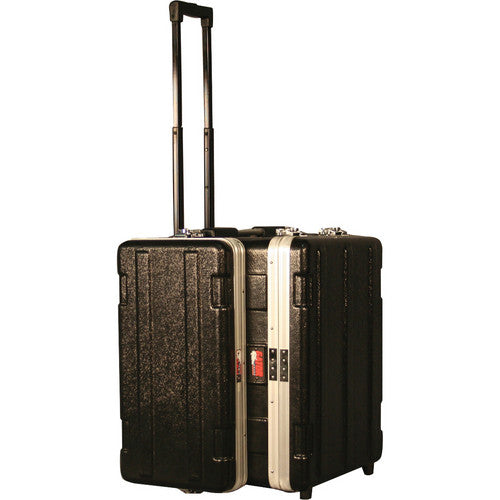 Gator GRC-STUDIO-4-GO-W ATA Molded PE Case for Laptop Over 4-Space Rack w/ Wheels