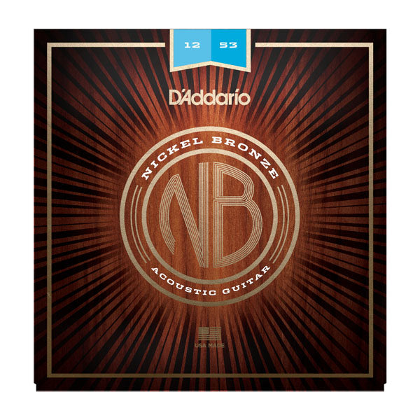 D'Addario NB1253 - SET AC GTR NICKEL BRONZE LITE