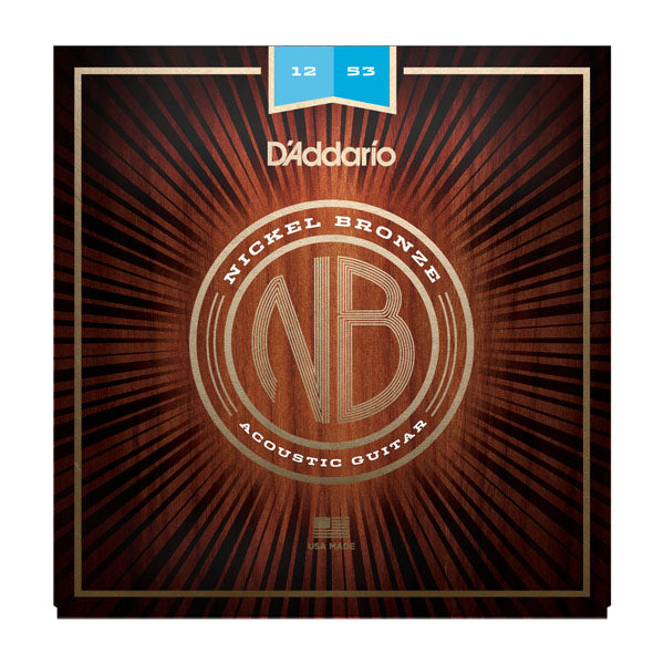 D'Addario NB1253 - SET AC GTR NICKEL BRONZE LITE