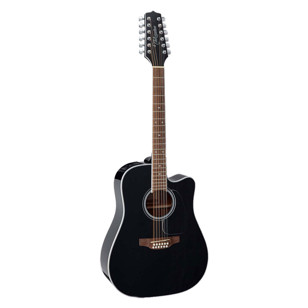 Takamine GD38CE-BLK Dreadnought 12-String Electric Acoustic Guitar w/ gig bag