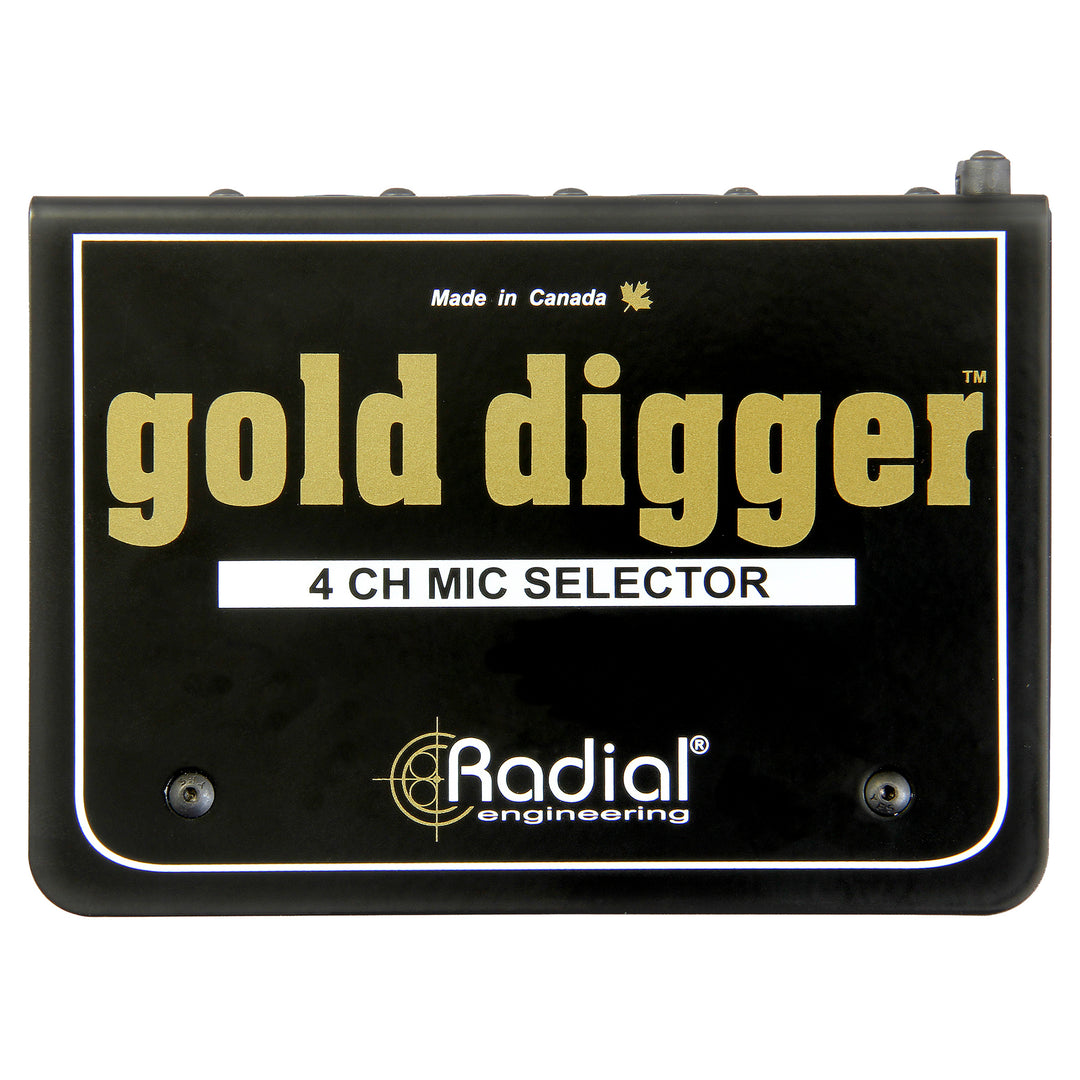 Radial Gold Digger 4-Channel Mic Selector