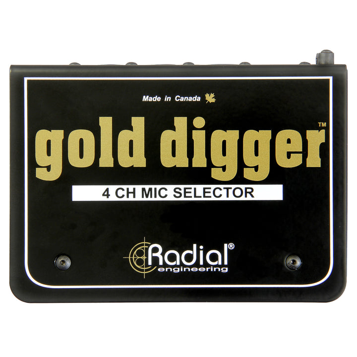 Radial Gold Digger 4-Channel Mic Selector