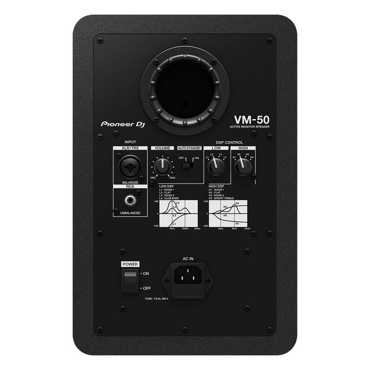 Pioneer DJ VM-50 Active Studio Reference Monitor Black - 5”