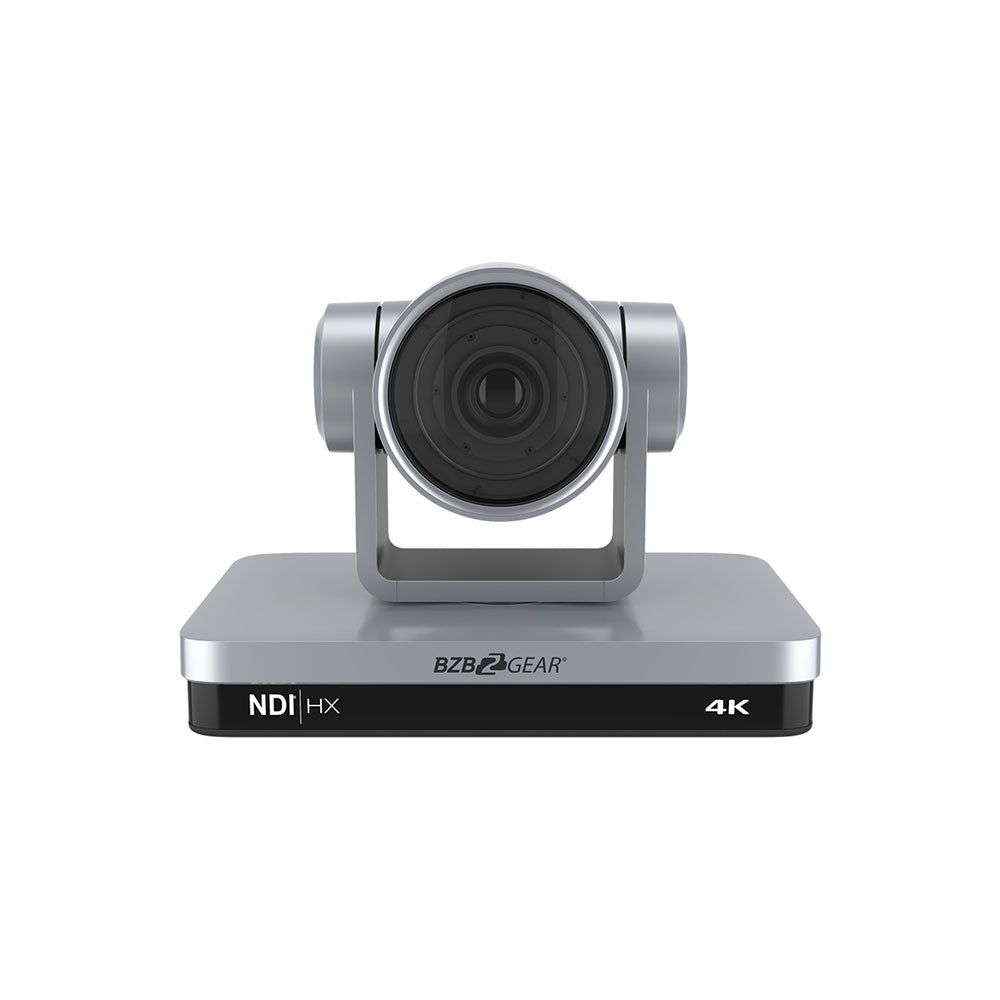 BZBGEAR - 12X PTZ 4K NDI HDMI/USB 3.0 Live Streaming Camera Series With Sony CMOS (Silver)