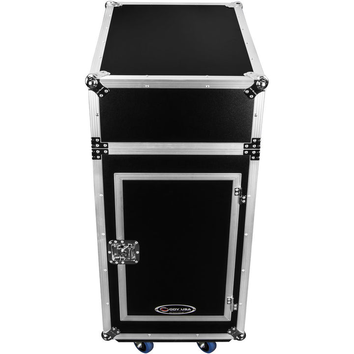 Odyssey FZ1416W Pro Combo Rack w/ Casters - 14U Over 16U