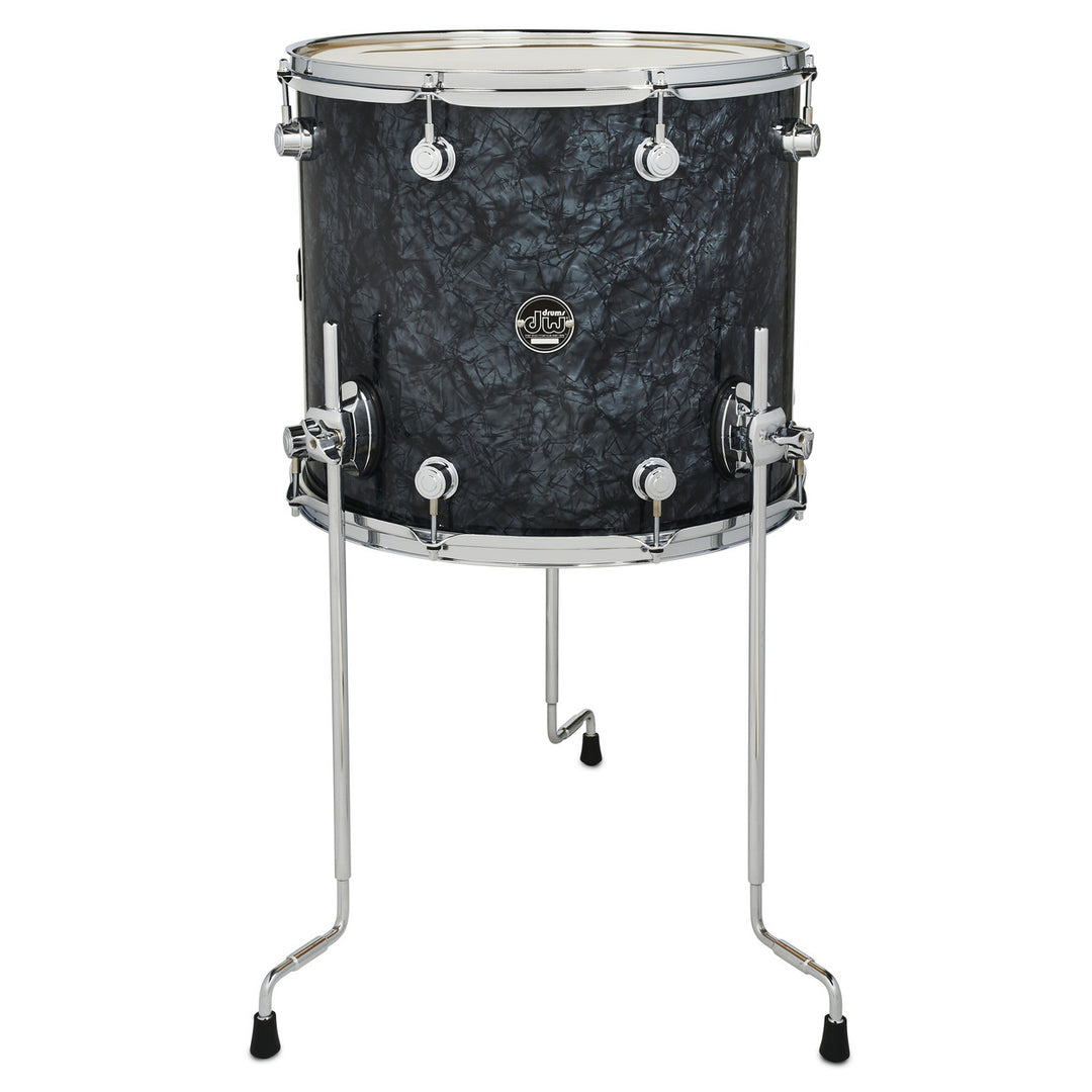 DW Performance Series Floor Tom 14x16 Finish Ply - Black Diamond