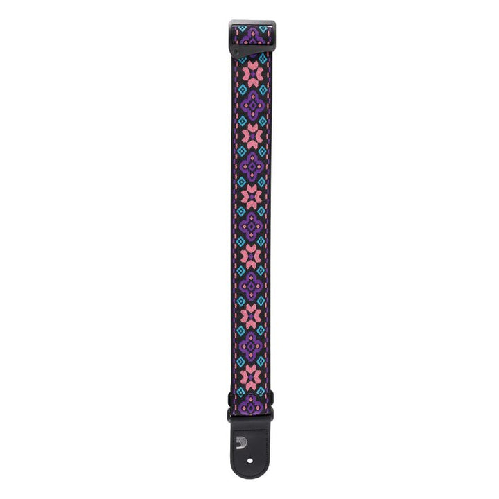 D'Addario Eco-Comfort Strap Line Extensions 50MM REC WVN OUTRUN, RETRO