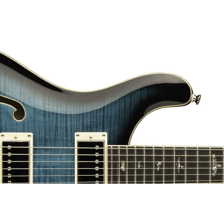 PRS SE Hollowbody II Piezo Electric Guitar (Peacock Blue Burst)