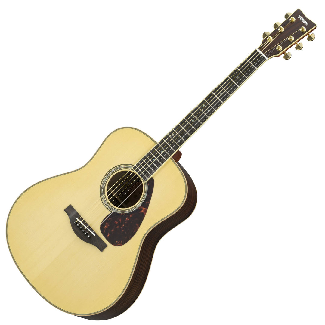Yamaha LL16LARE Original Jumbo 6-String LH Acoustic Electric Guitar with Gig Bag-Natural