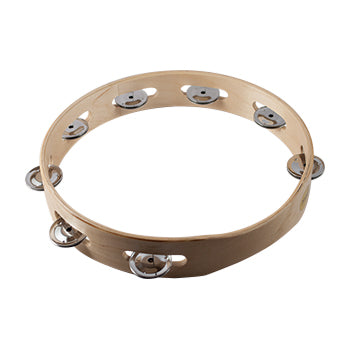 Mano Percussion MP-T10-8NT - Tambourine 10" NonTunable 8 Jingles
