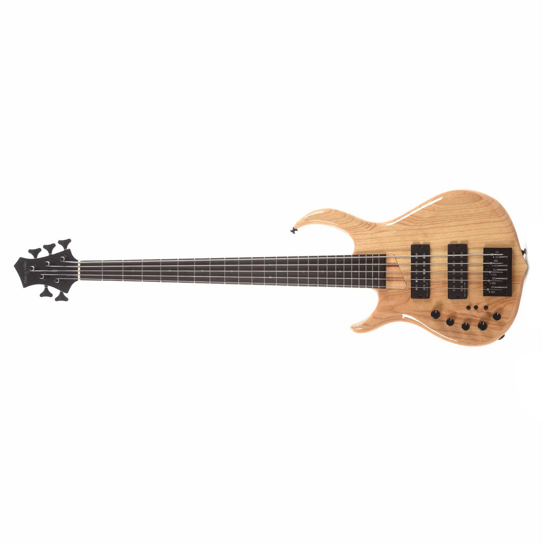Sire Marcus Miller M5 Swamp Ash 5-String 2nd Gen Electric Bass Guitar Left-Handed - Natural Satin
