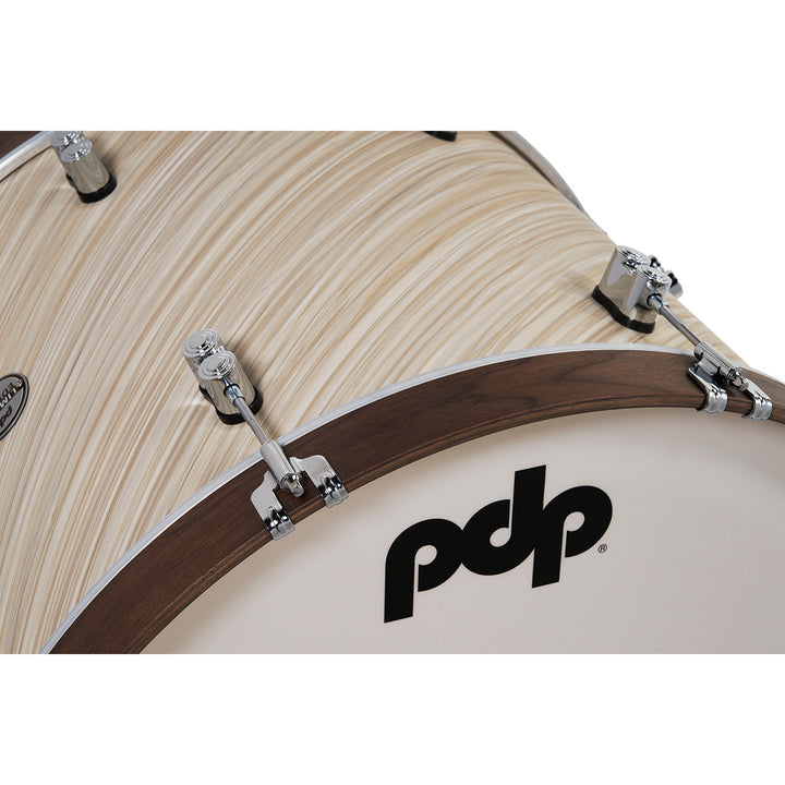 PDP LTD Twisted Ivory with Walnut Hoops Kit - 8x12, 16x16, 18x22