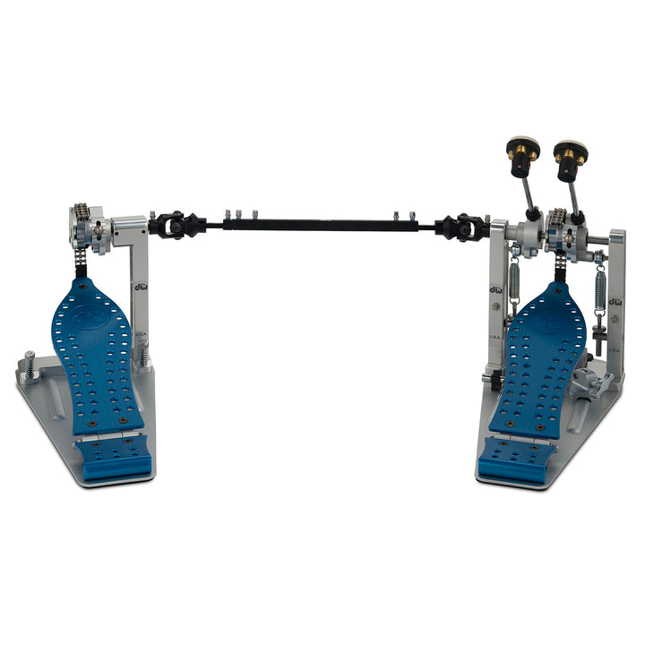 DW CPMCD2BL Machined Chain Drive Double w/ Blue Footboard & Heel