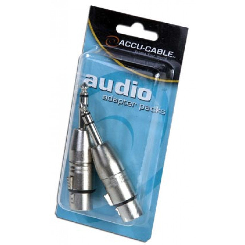 Accu-Cable Audio Adapter 3-Pin XLR Female to 1/4” Male - Music City Canada
