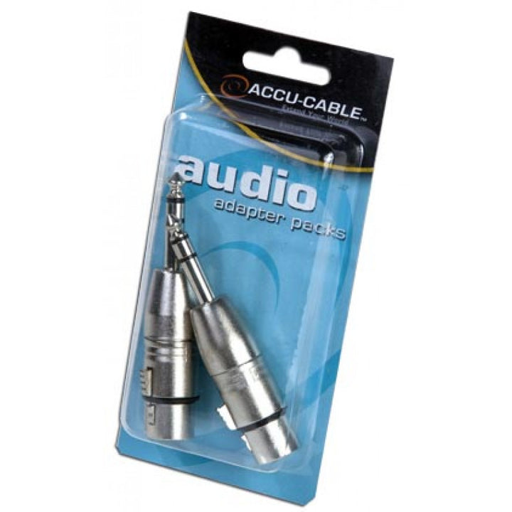 Accu-Cable Audio Adapter 3-Pin XLR Female to 1/4” Male - Music City Canada