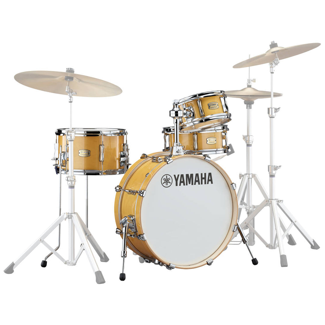 Yamaha SBP0F4H - Stage Custom Hip 4-Piece Shell Pack Drum Kit (10x5, 3x8, 20x8, 13x5) - Natural Wood