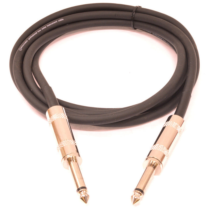 Accu-Cable 1/4” Male Instrument Guitar Cable 6 Feet