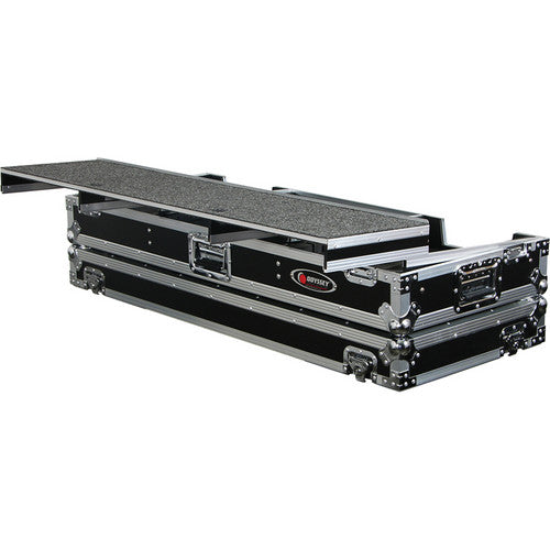 Odyssey Remixer Glide Style Series CD/Digital Media DJ Coffin (Black/Silver)