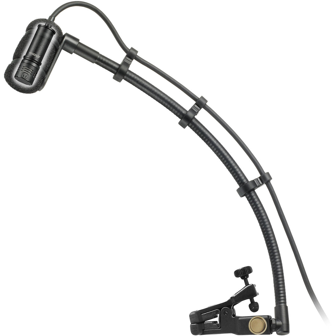Audio-Technica ATM350U Wireless Cardioid Condenser Instrument Microphone 9” Gooseneck w/ Violin Mount