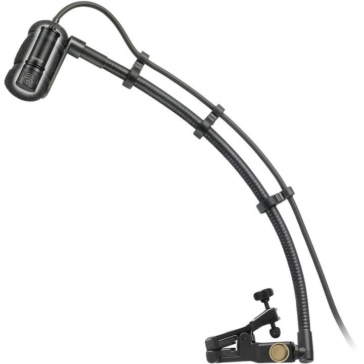 Audio-Technica ATM350U Wireless Cardioid Condenser Instrument Microphone 9” Gooseneck w/ Violin Mount