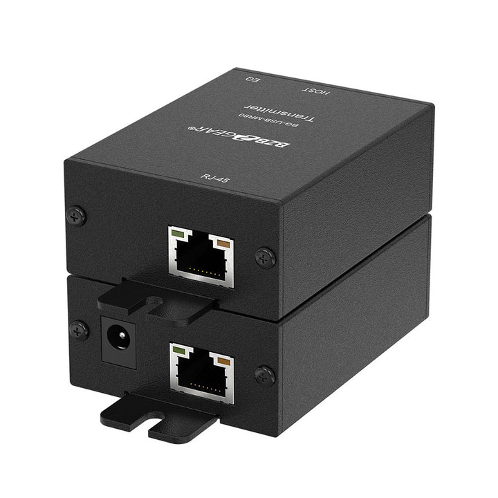 BZBGEAR - 4-Port USB 2.0 Extender over Single Cat.X up to 80m & TAA Compliant