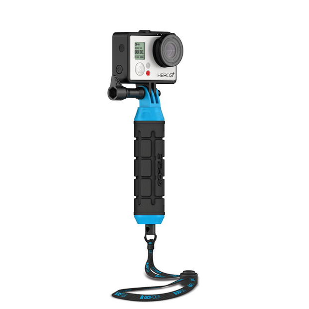 GoPole Grenade Compact Hand Grip for GoPro HERO Cameras - Black/Blue
