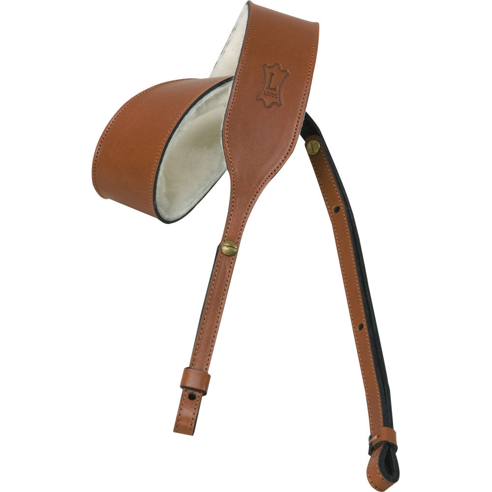 Levy's PMB32-WAL Veg-tan Leather Banjo Straps