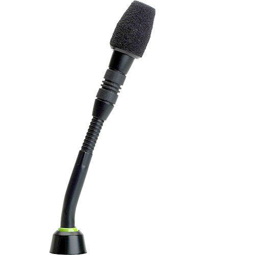 Shure MX405 Microflex 5” Gooseneck Condenser Microphone (Black) Cardioid No Preamp LED (Bi-Color)