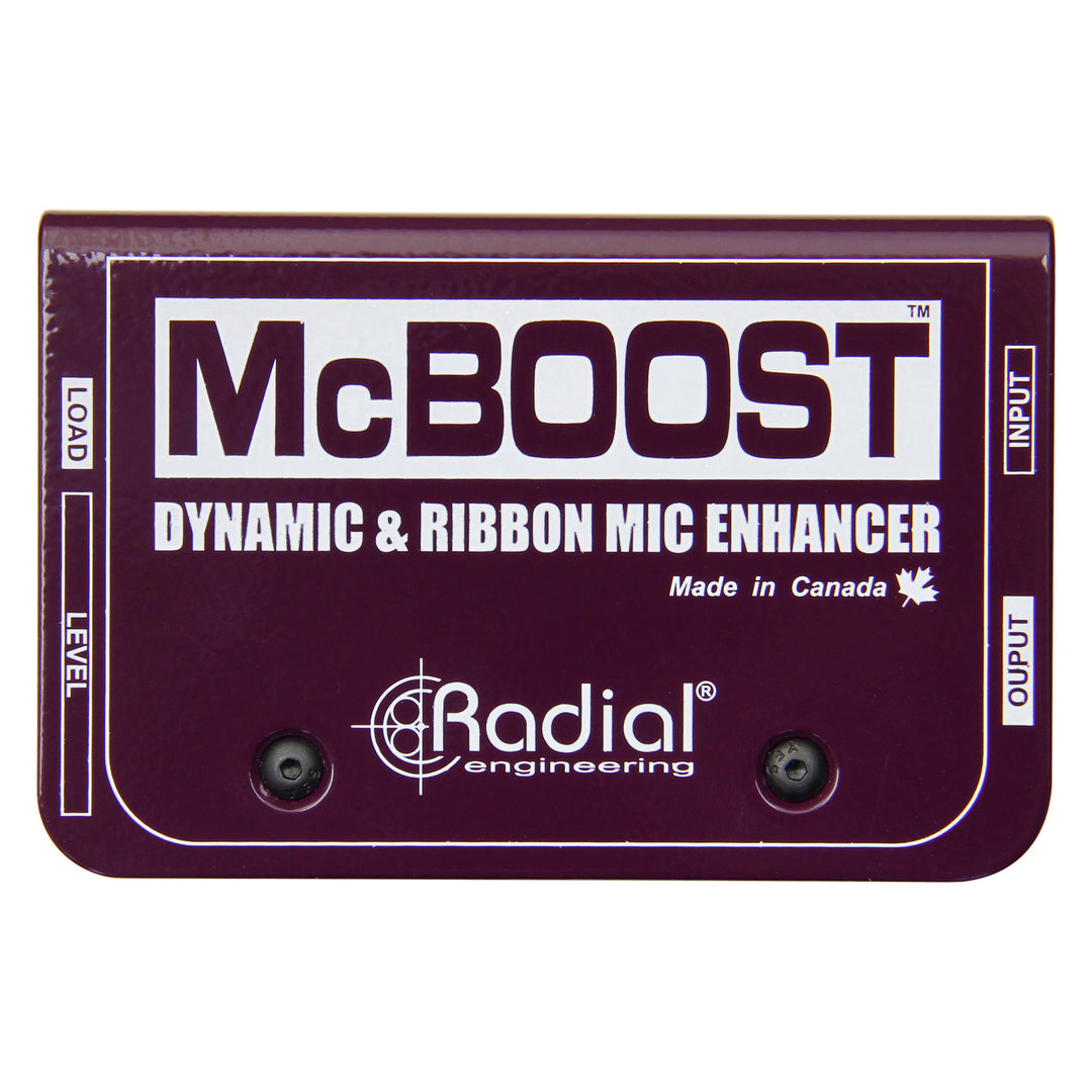 Radial McBoost Microphone Signal Intensifier
