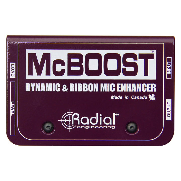 Radial McBoost Microphone Signal Intensifier