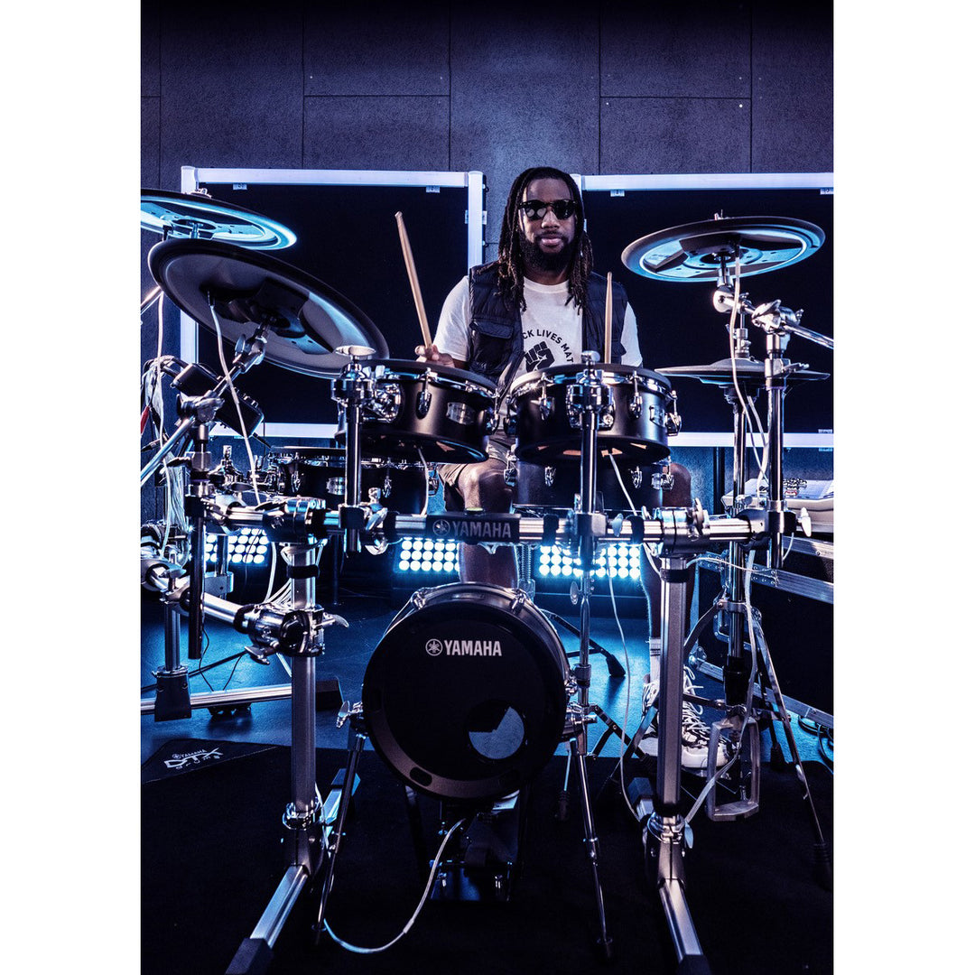 Yamaha DTX10KMBF- Electronic Drum Kit w/ DTX-PRO-X, DTP10M Mesh Pads, DTC10 Cymbals and Hardware - Black Forest