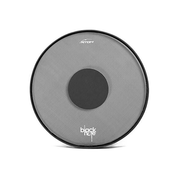 RTOM Black Hole Snap-on Mesh Head Practice Pad - 16" Tom