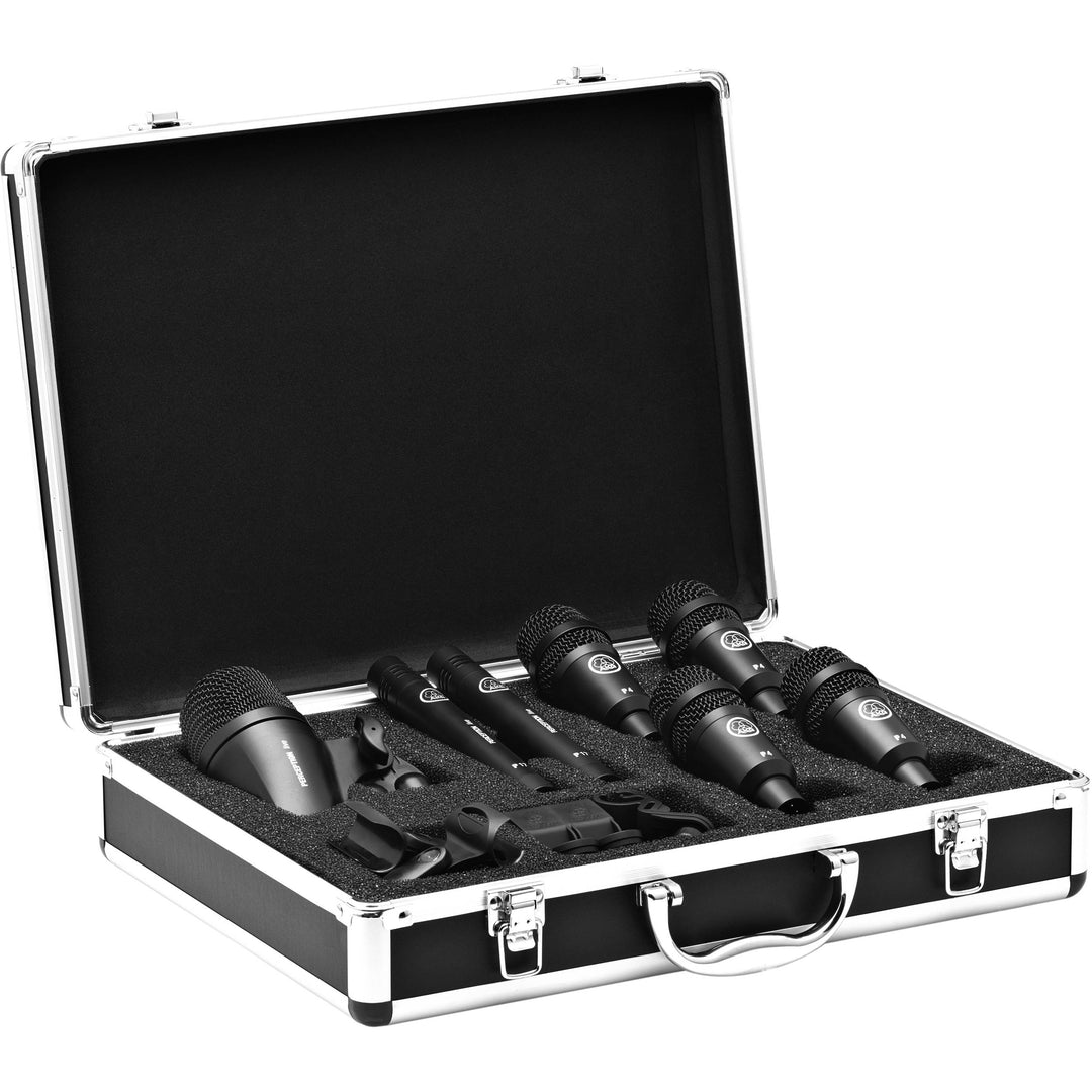AKG Drum Set Session I Drum Mic Set w/ 1x P2, 2x P17, 4x P4
