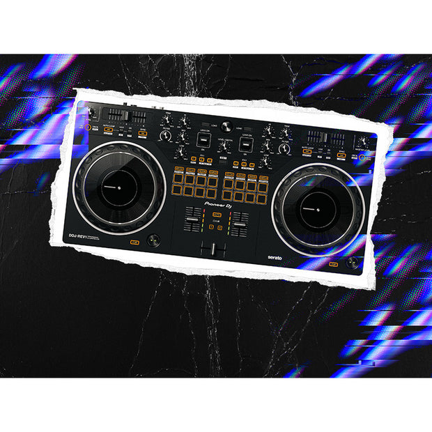 Pioneer DJ DDJ-REV1 Scratch-Style 2-Channel DJ Controller for Serato DJ Lite - Black