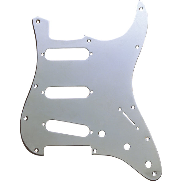 Fender Pickguard for Stratocaster S/S/S 11-Hole Mount 1-Ply - Chrome